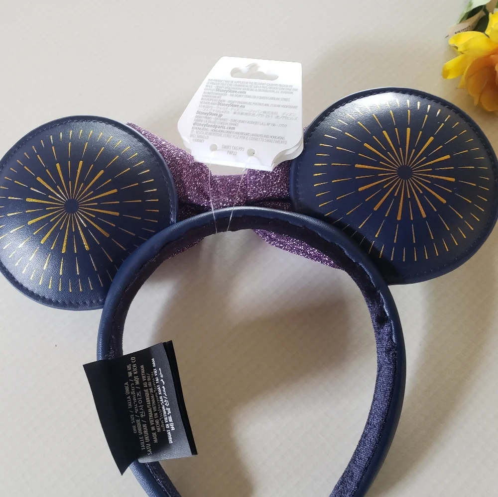 Just In: Brand New Navy Fireworks Design Disney Parks Minnie Ears - Picture 5 of 5